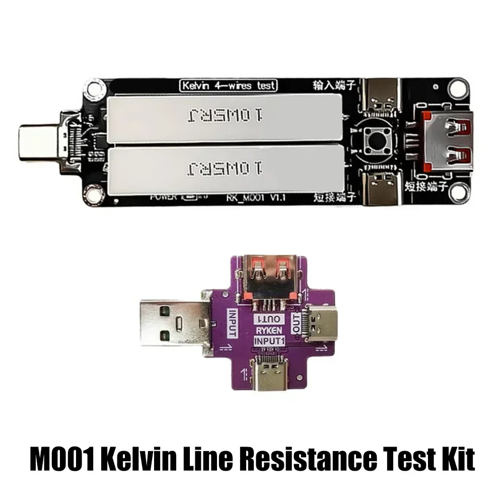 Electronics Repair Bench - Измеритель мощности сопротивления кельвина Type-C, скамья