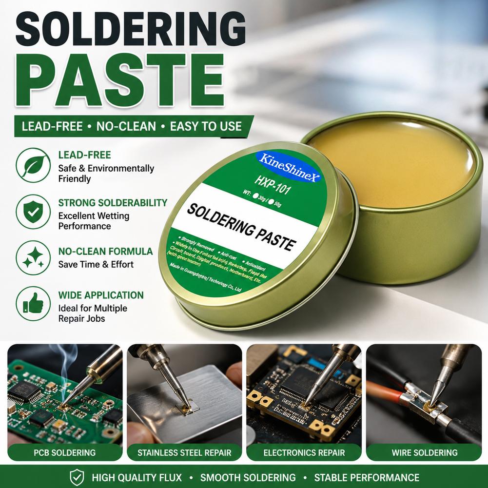 Soldering Flux Liquid - Паяльная паста-флюс 100 г, бессвинцовая, для