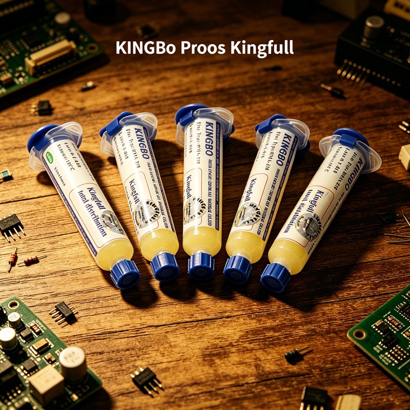 Soldering Flux Liquid - Паяльная флюс-паста KingBo RMA-218, 10 мл,