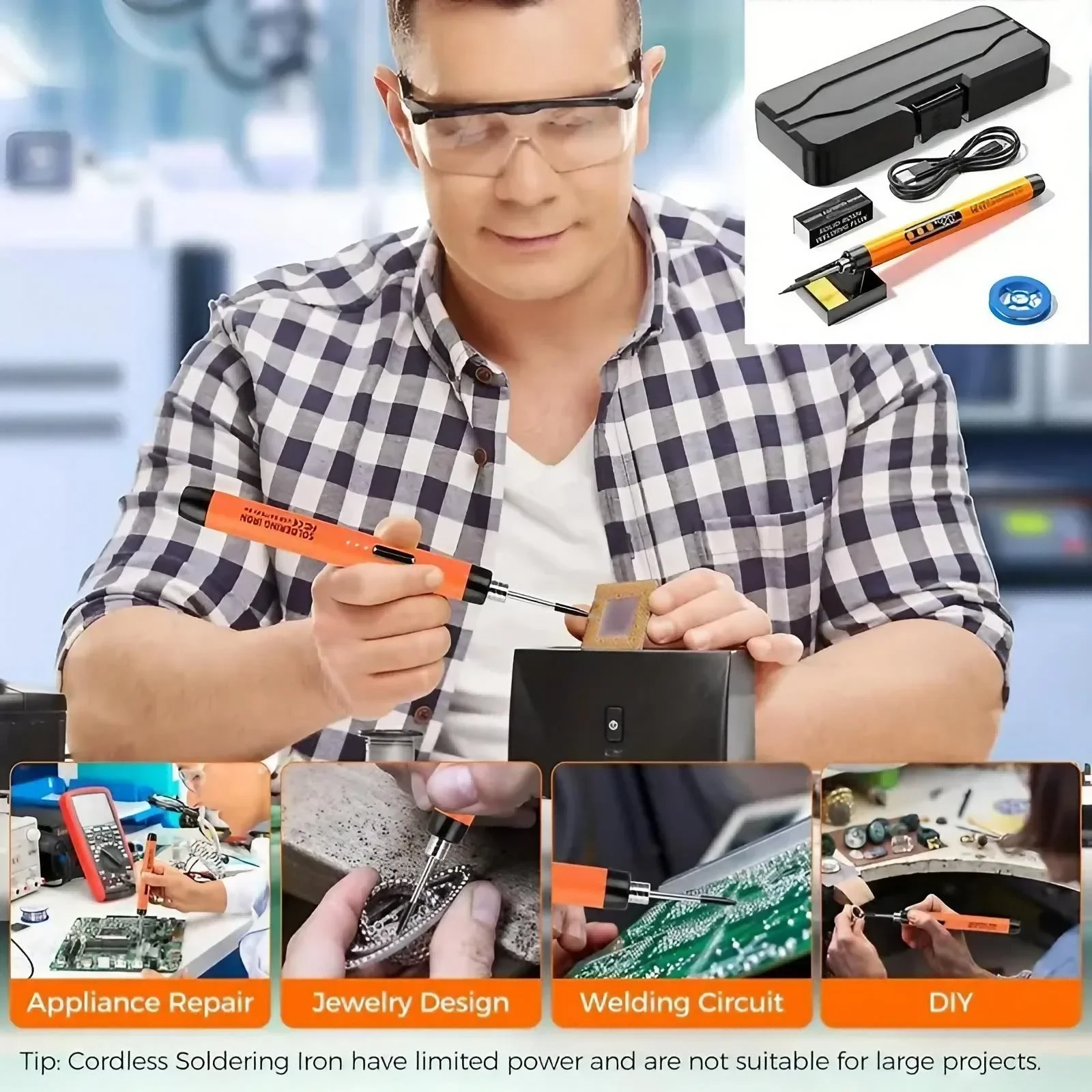 Мини-паяльник с USB-зарядкой,  – обзор и цена Electronics Repair Technician